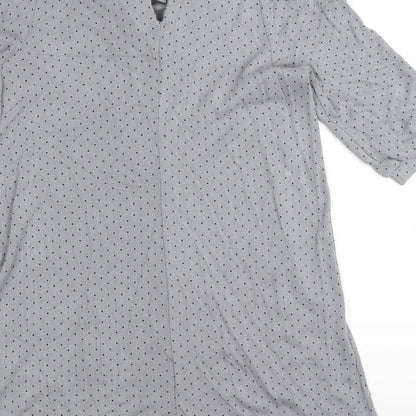 CODE Womens Grey Polka Dot  Mini  Size 12