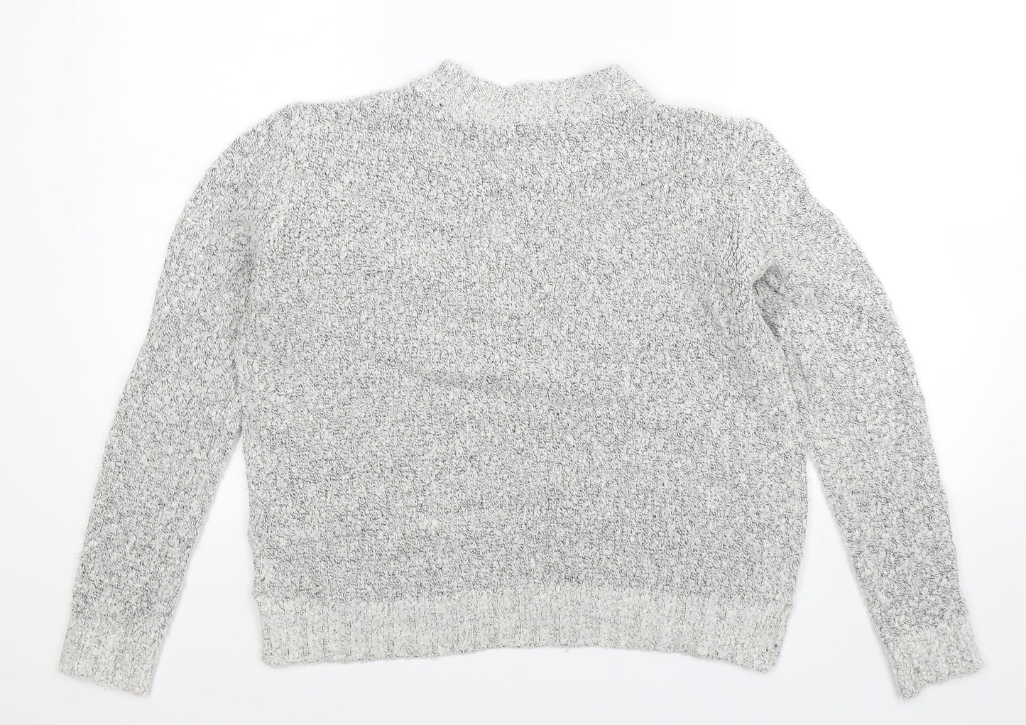 Divided Womens Grey  Knit Pullover Jumper Size S