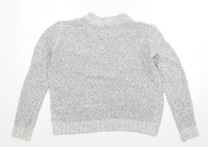 Divided Womens Grey  Knit Pullover Jumper Size S