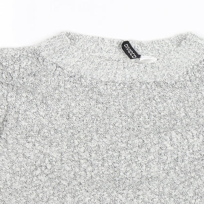Divided Womens Grey  Knit Pullover Jumper Size S