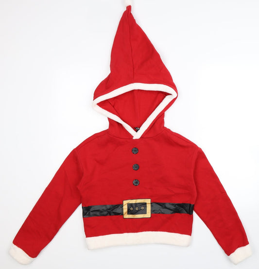 H&M Womens Red   Pullover Sweatshirt Size XS  - Christmas