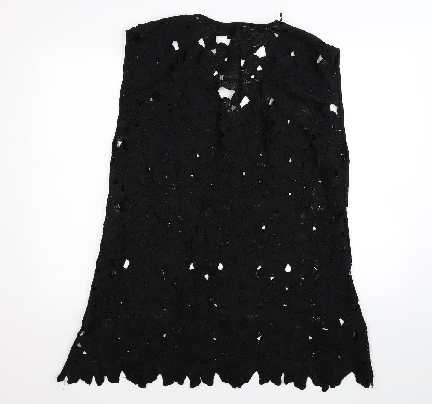 Womens UK Size XL Atmosphere Black Basic Blouse