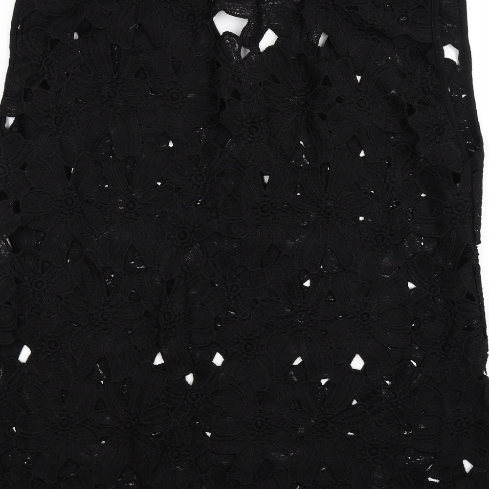 Womens UK Size XL Atmosphere Black Basic Blouse