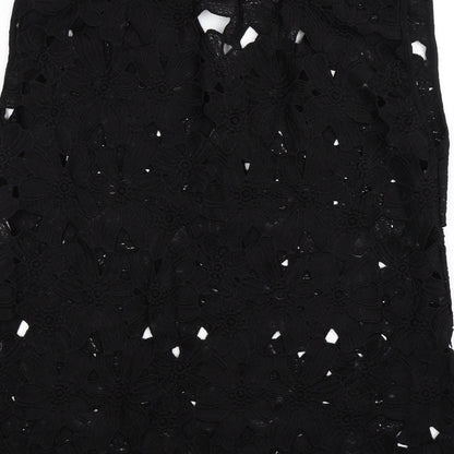 Womens UK Size XL Atmosphere Black Basic Blouse