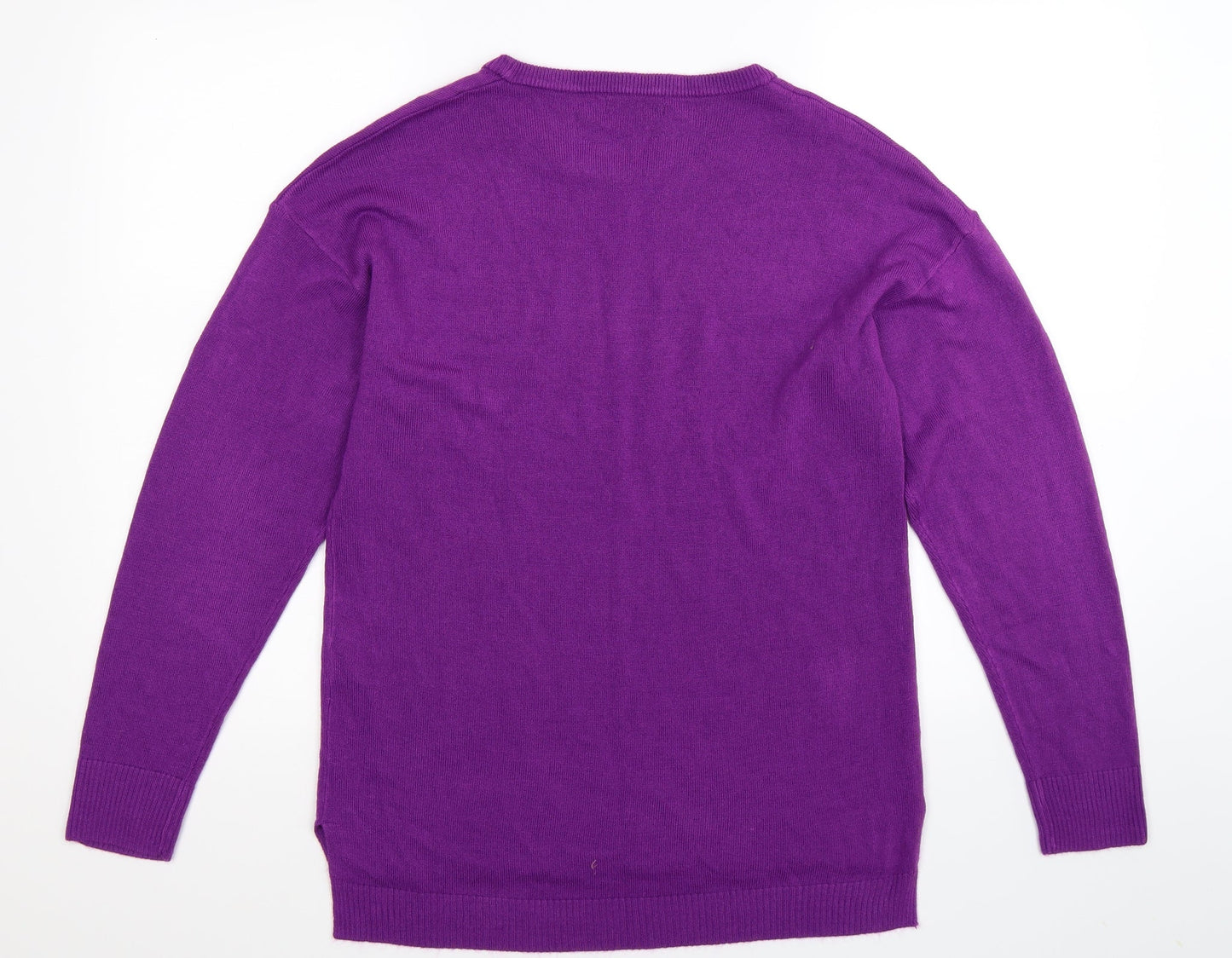 Pep&Co Womens Purple  Knit Pullover Jumper Size 14
