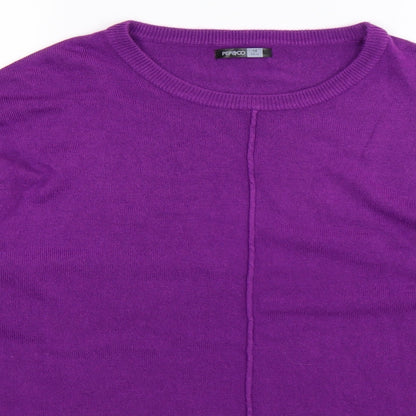 Pep&Co Womens Purple  Knit Pullover Jumper Size 14