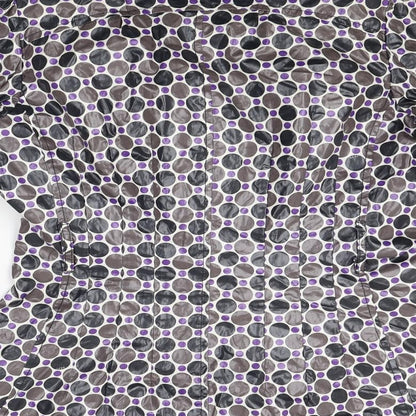 DEPT Womens Brown Polka Dot  Rain Coat Coat Size XS