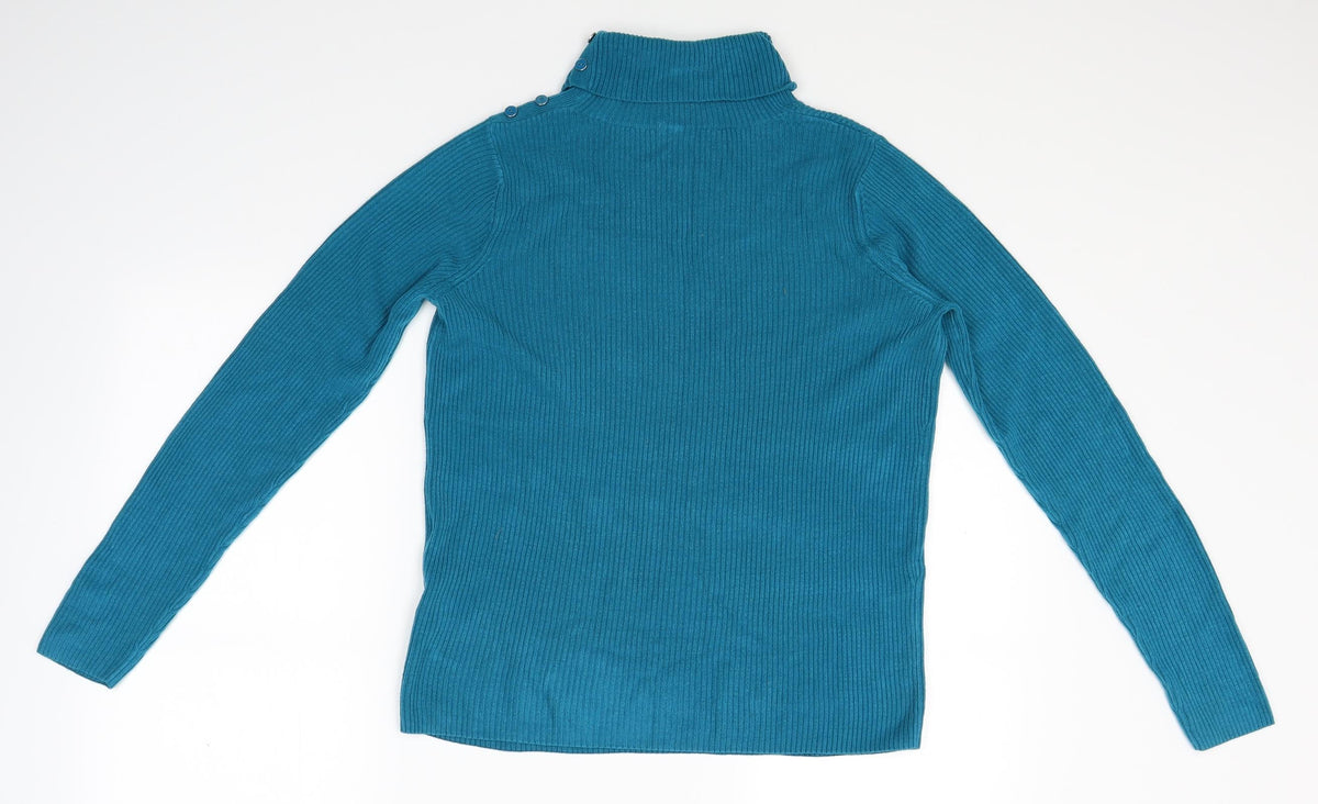 Tu Womens Black  Knit Pullover Jumper Size 14