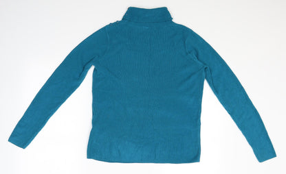 Tu Womens Black  Knit Pullover Jumper Size 14
