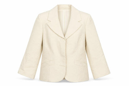 Womens UK Size 10 Littlewoods Regular Ivory Suit Jacket