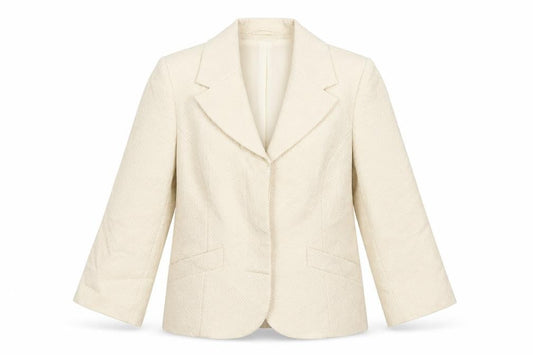 Womens UK Size 10 Littlewoods Regular Ivory Suit Jacket