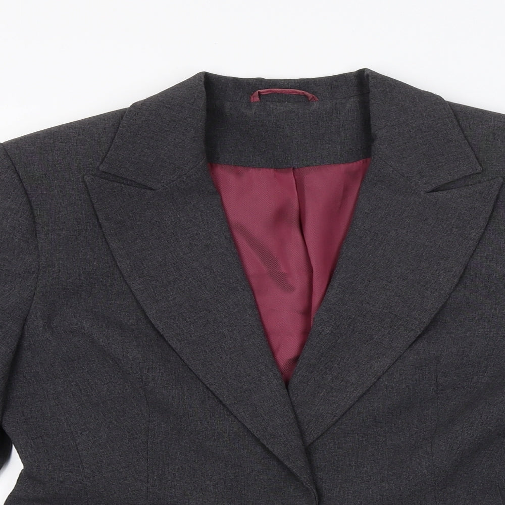 New Look Womens Grey   Jacket Suit Jacket Size 12