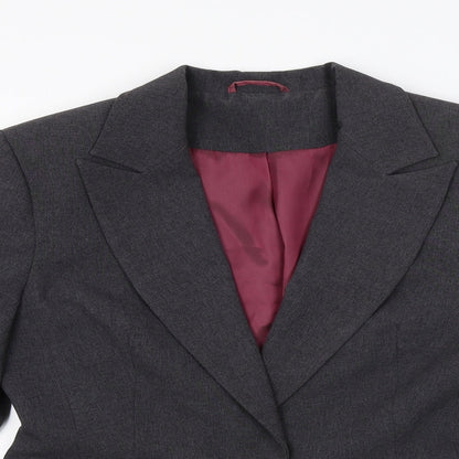 New Look Womens Grey   Jacket Suit Jacket Size 12