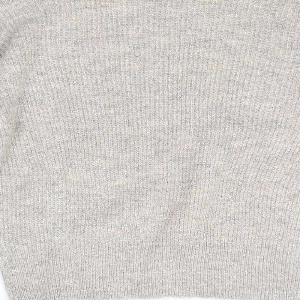Primark Womens Grey  Knit Pullover Jumper Size M  - Flared Sleeves