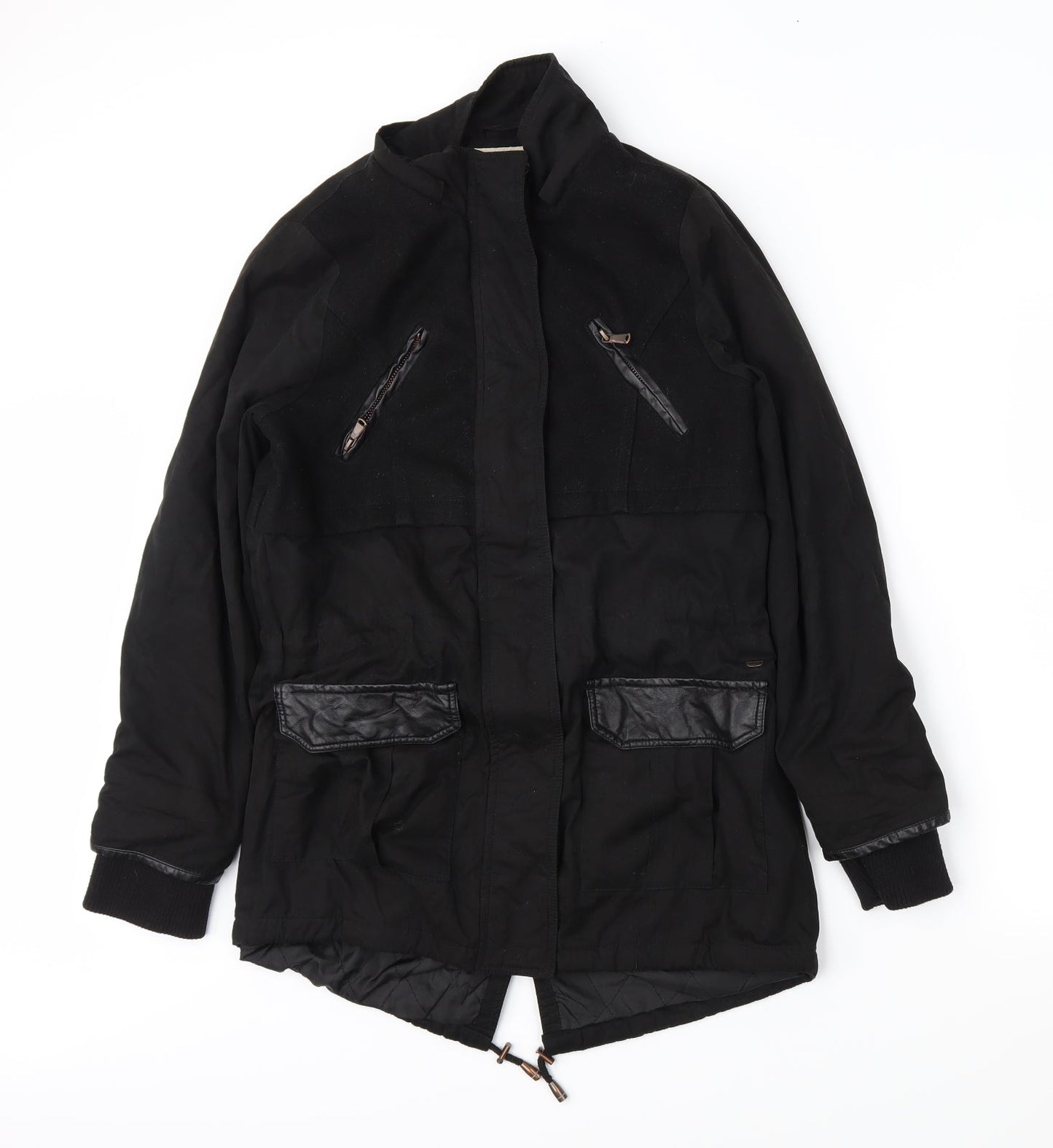 tiffosi Womens Black   Parka Coat Size XS