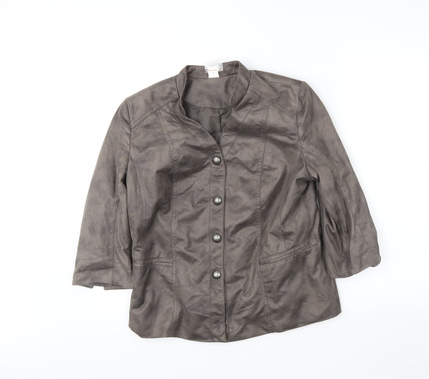 Womens UK Size M Preworn Grey Jacket