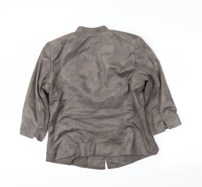 Womens UK Size M Preworn Grey Jacket