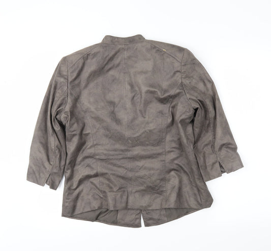 Womens UK Size M Preworn Grey Jacket