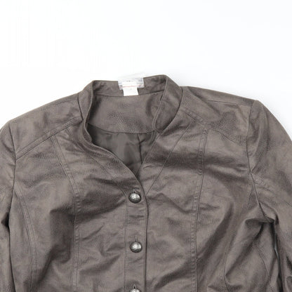 Womens UK Size M Preworn Grey Jacket