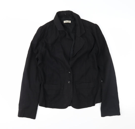 Cherokee Womens Black   Jacket Coat Size 12