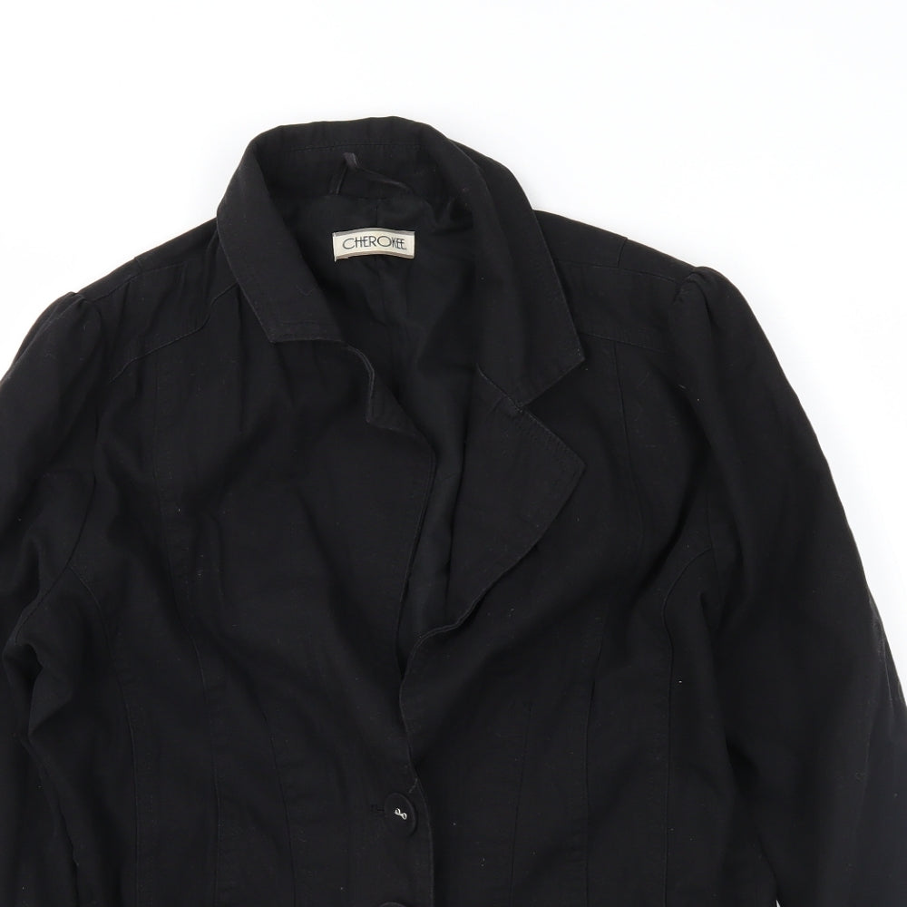 Womens UK Size 12 Cherokee Black Jacket