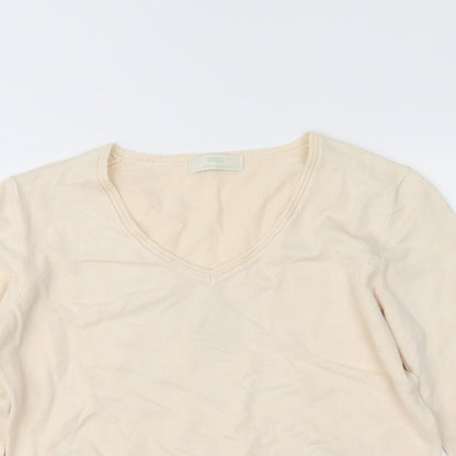 Marks & Spencer Womens Ivory   Pullover Jumper Size 14