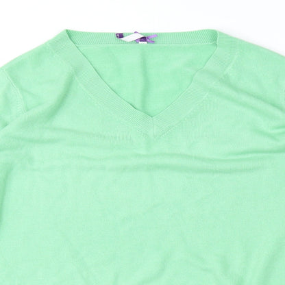 BHS Womens Green   Tunic Jumper Size 16