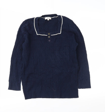 cc Womens Blue   Pullover Jumper Size M