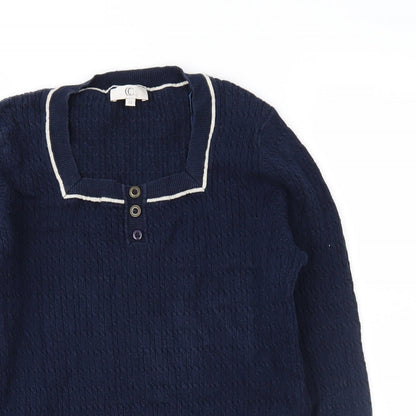 cc Womens Blue   Pullover Jumper Size M