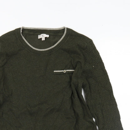 CC Womens Green   Tunic Jumper Size M
