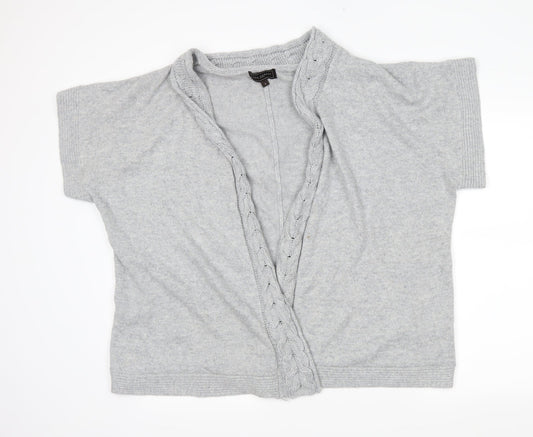 Ann Harvey Womens Grey   Wrap Jumper Size L