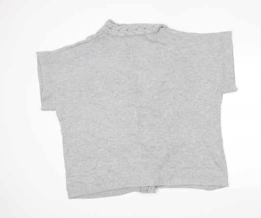 Ann Harvey Womens Grey   Wrap Jumper Size L