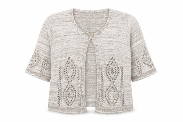 Isle Womens Beige   Cardigan Jumper Size XL