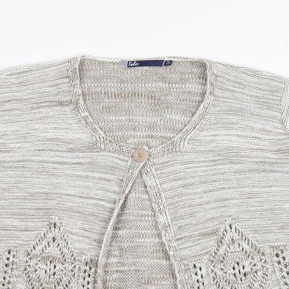 Isle Womens Beige   Cardigan Jumper Size XL