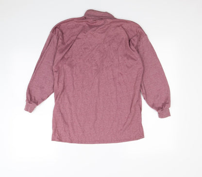 Global Womens Purple   Pullover Sweatshirt Size 12