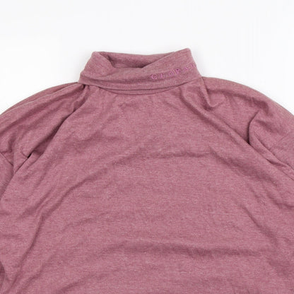 Global Womens Purple   Pullover Sweatshirt Size 12