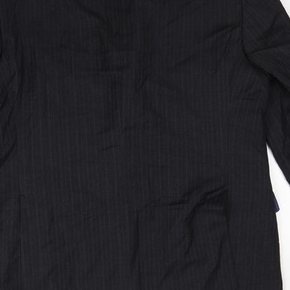 Mens UK Size L Preworn Regular Black Suit Jacket