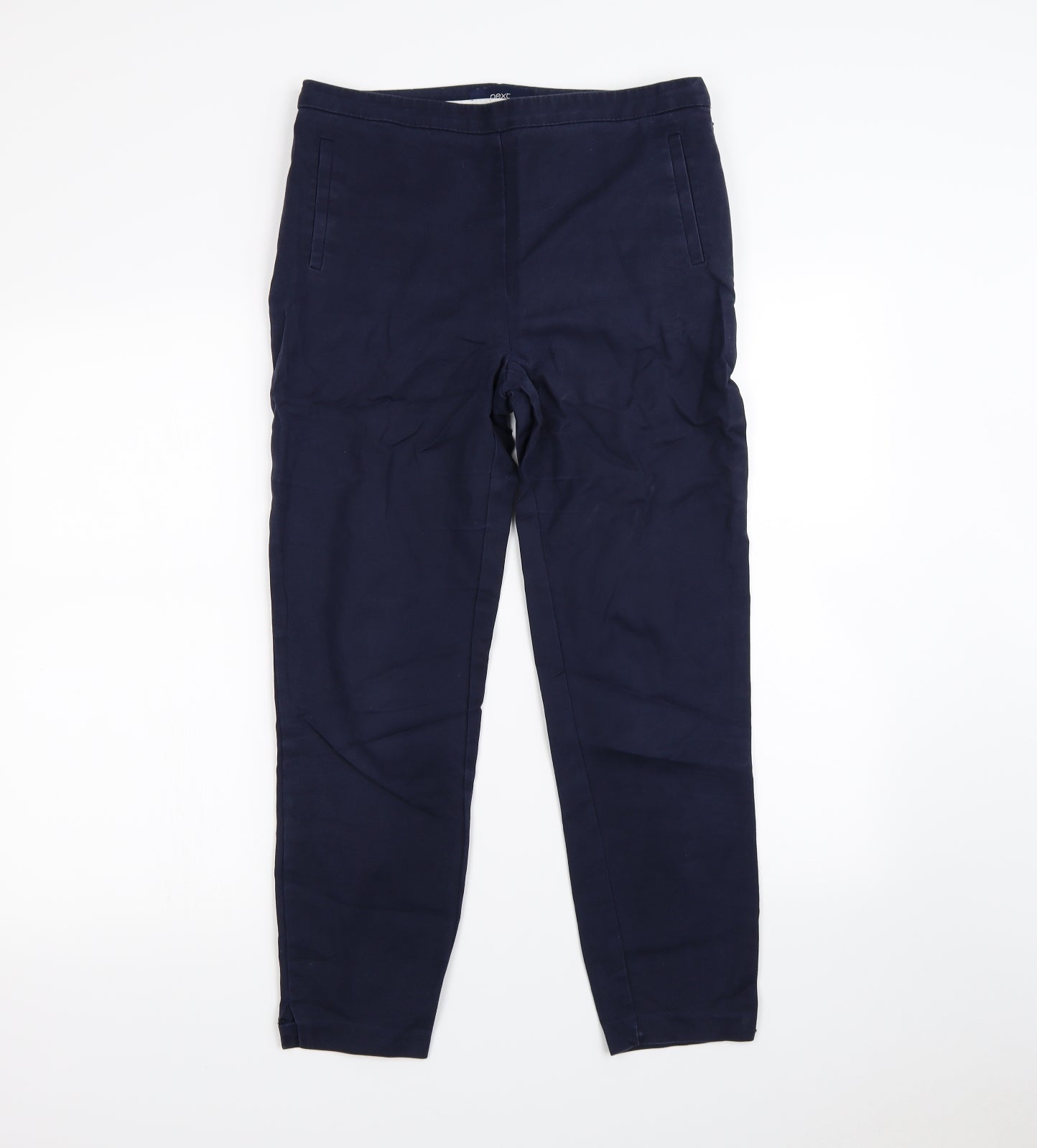 Womens UK Size 10 NEXT Regular Fit  Blue Trousers