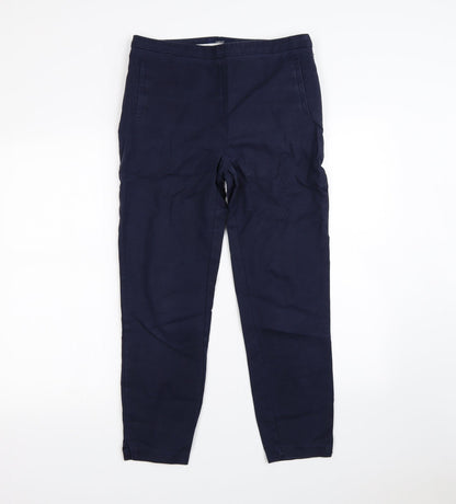 Womens UK Size 10 NEXT Regular Fit  Blue Trousers