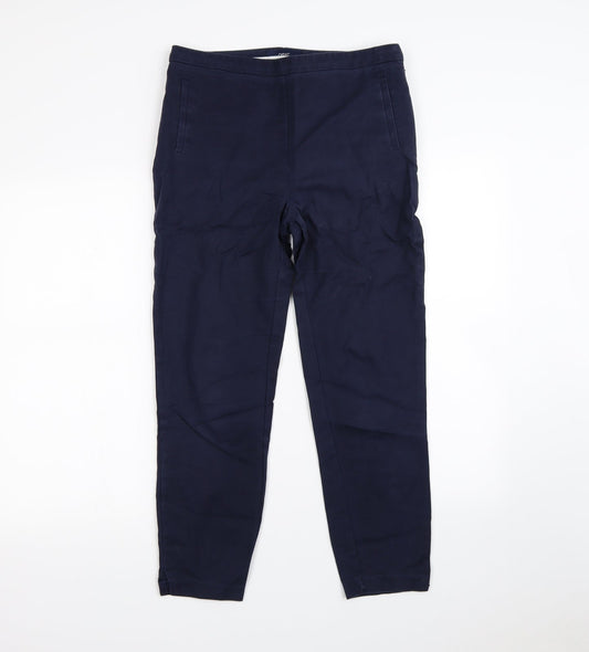 Womens UK Size 10 NEXT Regular Fit  Blue Trousers
