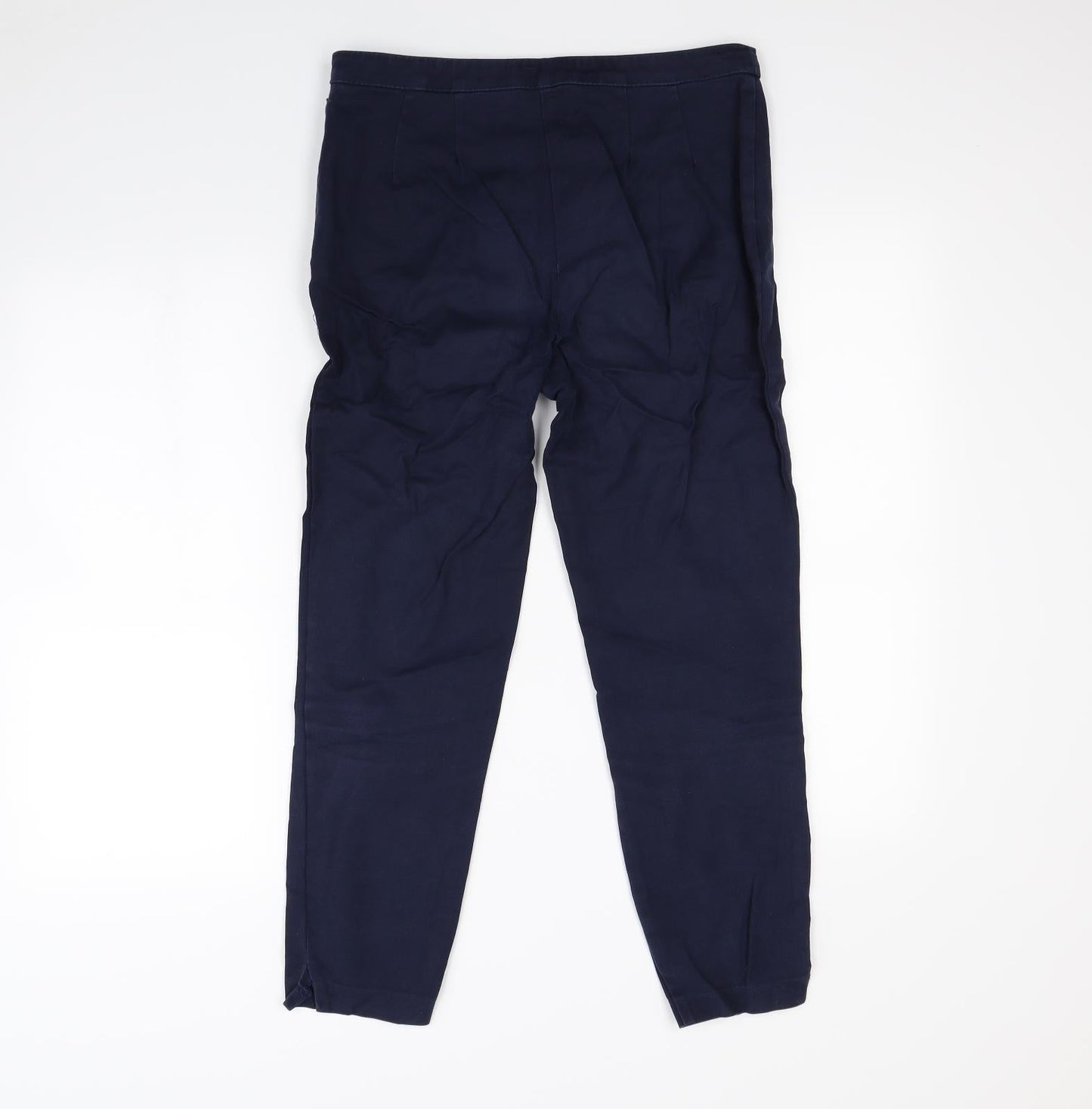Womens UK Size 10 NEXT Regular Fit  Blue Trousers