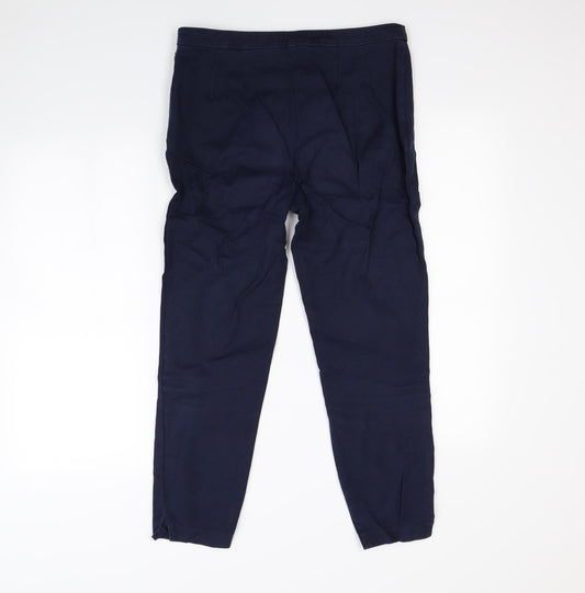 Womens UK Size 10 NEXT Regular Fit  Blue Trousers