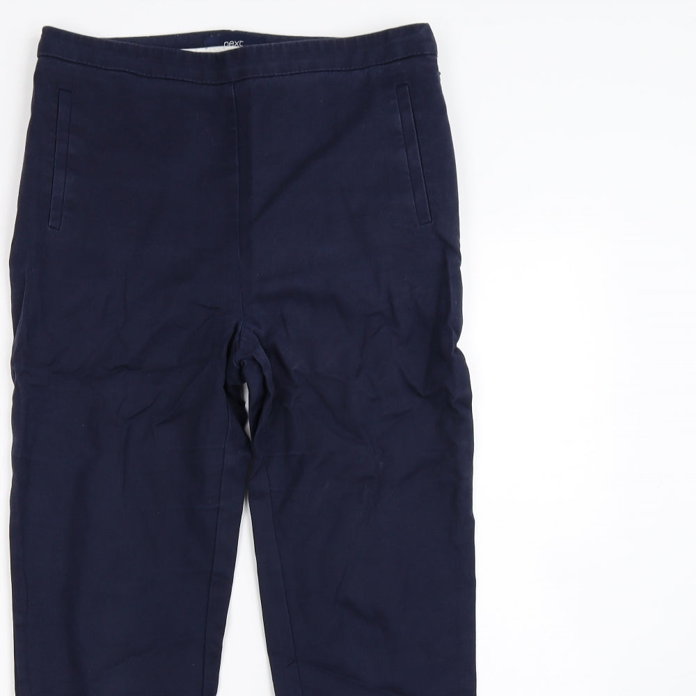 Womens UK Size 10 NEXT Regular Fit  Blue Trousers
