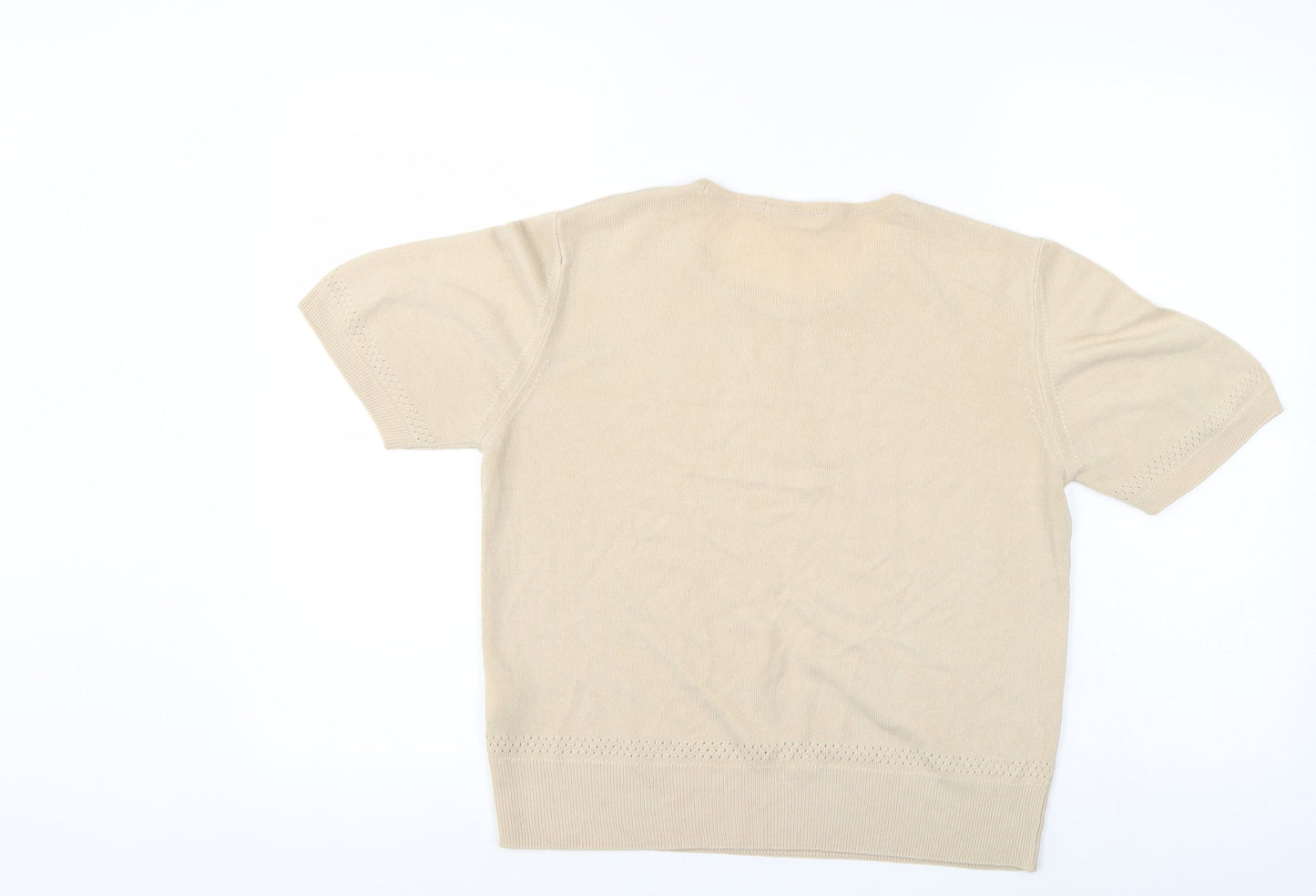 Womens UK Size 14 Marks and Spencer Ivory Basic Blouse