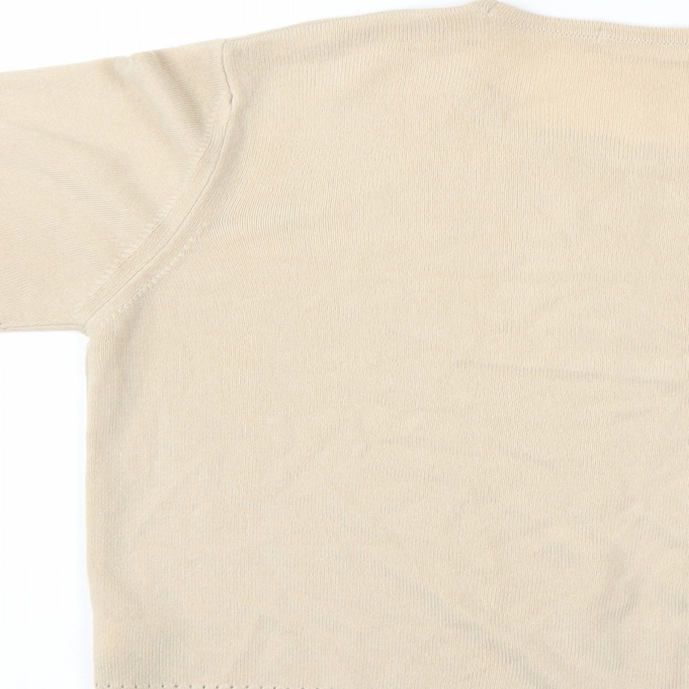 Womens UK Size 14 Marks and Spencer Ivory Basic Blouse