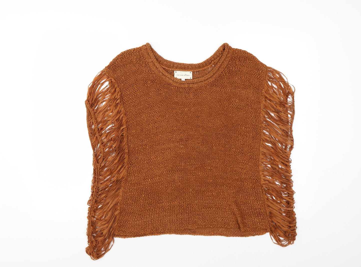 Womens UK Size 10 New Look Brown Basic Tank