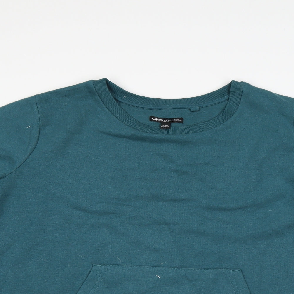Capsule Mens Blue   Pullover Sweatshirt