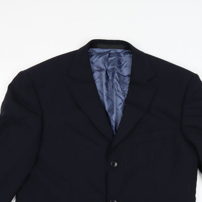 Mens UK Size  Marks and Spencer Regular Blue Suit Jacket
