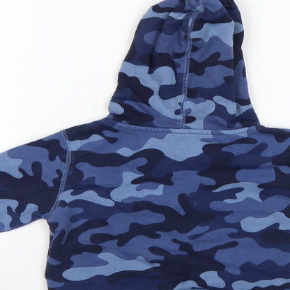 Gap Boys Blue Camouflage  Pullover Hoodie Size 2 Years