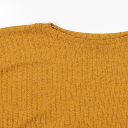 Primark Womens Gold   Pullover Jumper Size M